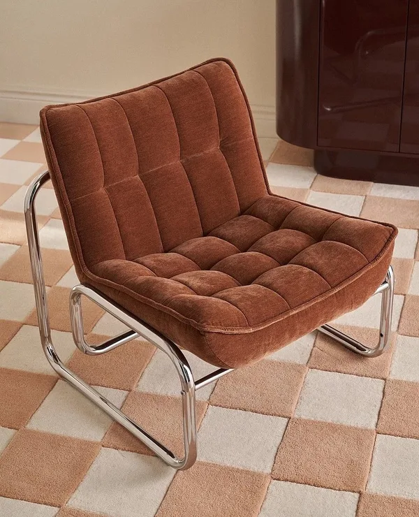 A reference photograph of an armchair